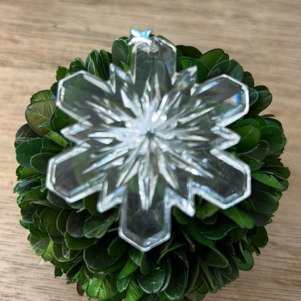 Swarovski Crystal Snowflake pendant/ornament 1 1/2 inches